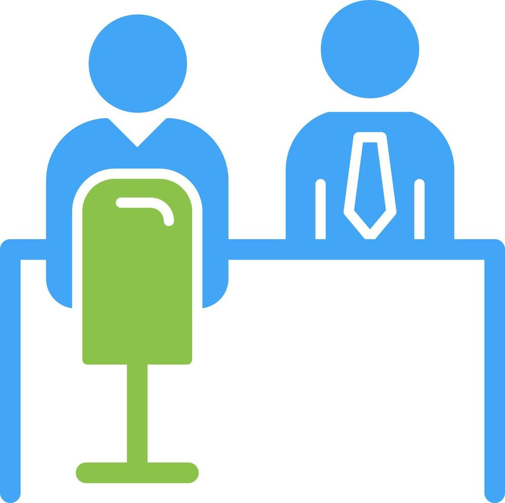 Employee Interview Vector Icon