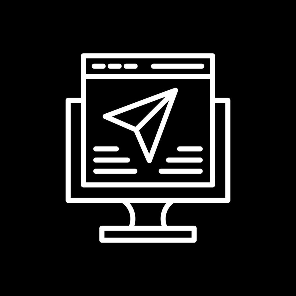 Landing Page Vector Icon Design