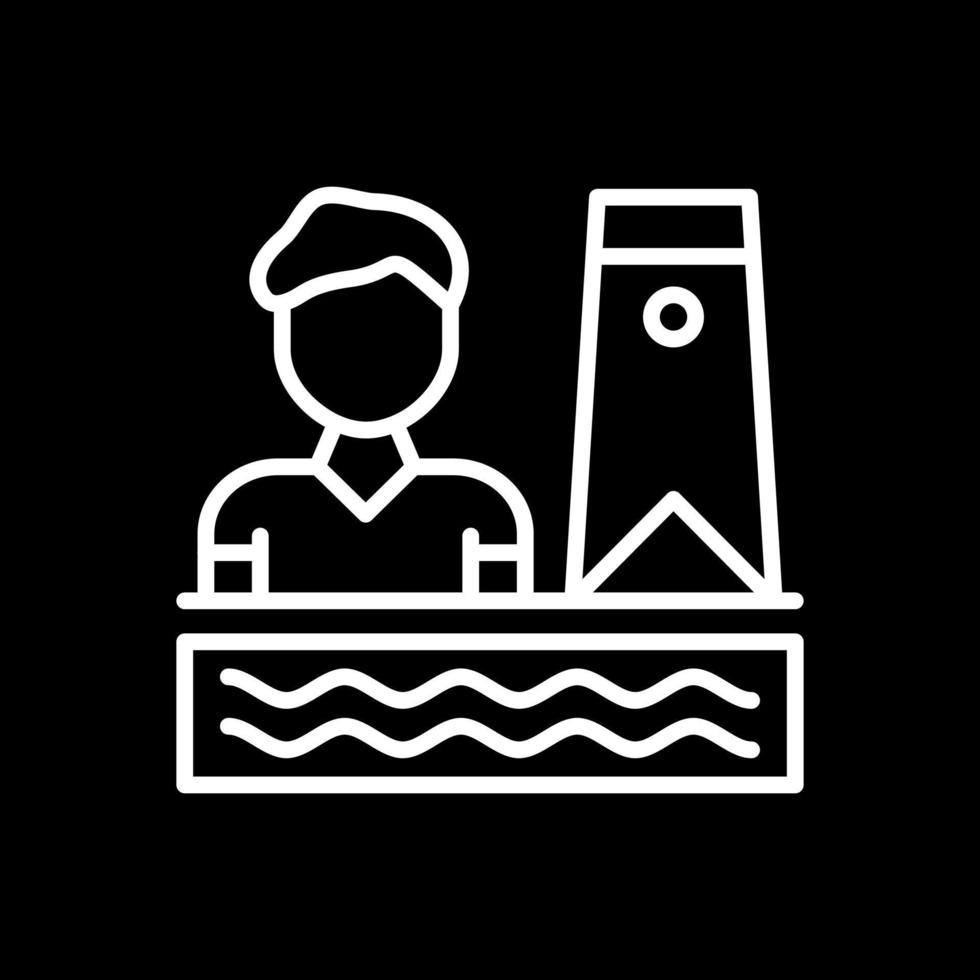 Bodyboarding Vector Icon Design