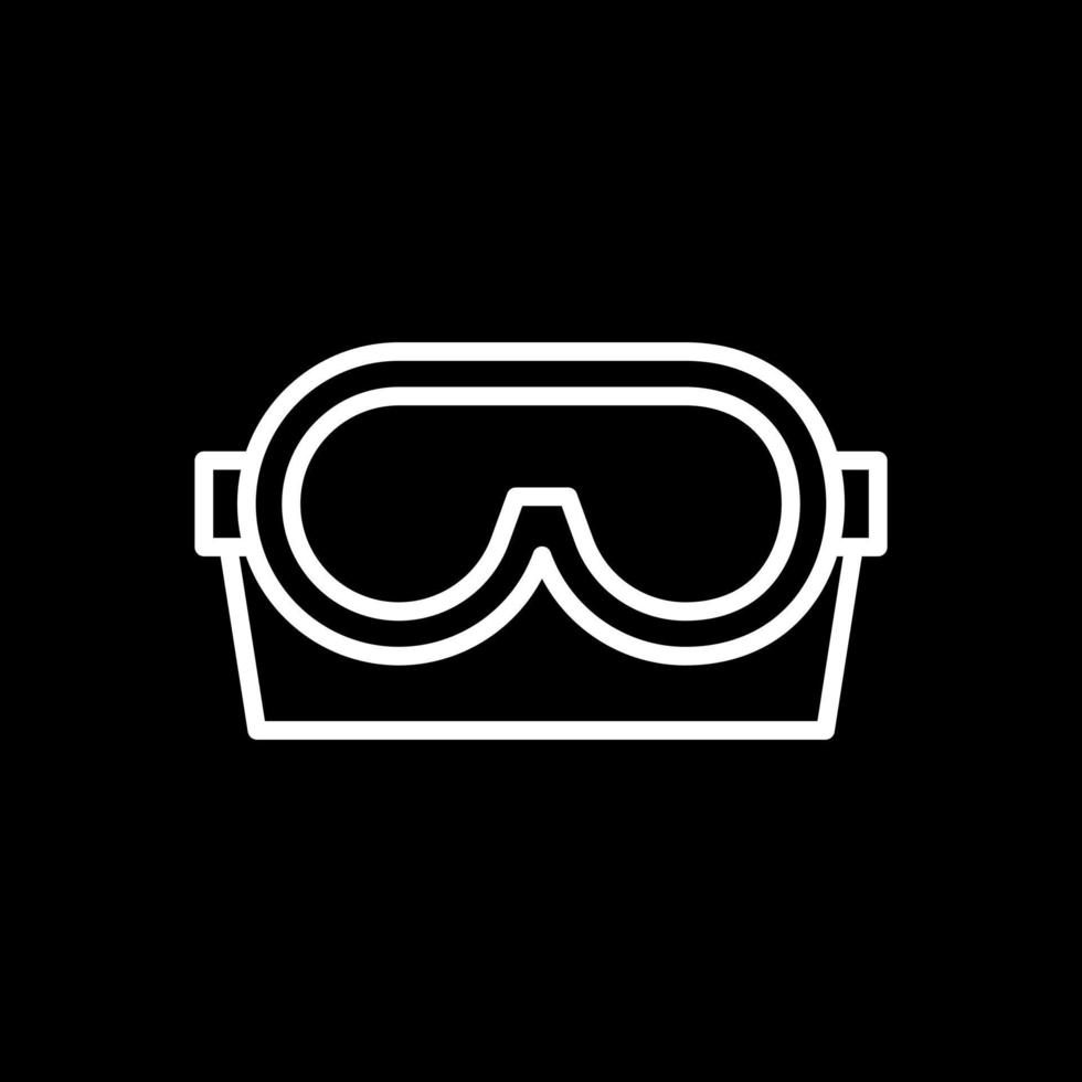 Goggles Vector Icon Design