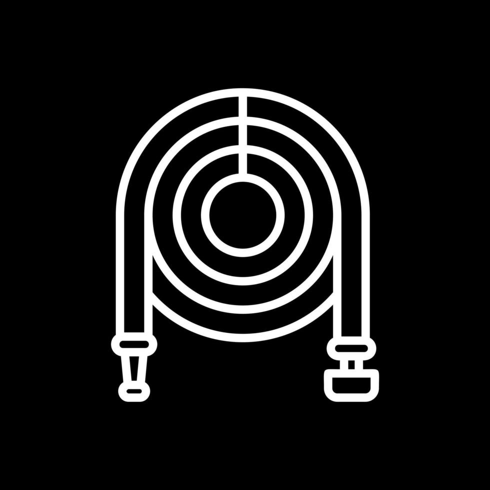 Garden Hose Vector Icon Design