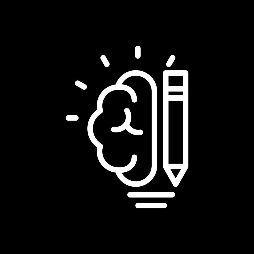 Creative Brain Vector Icon Design