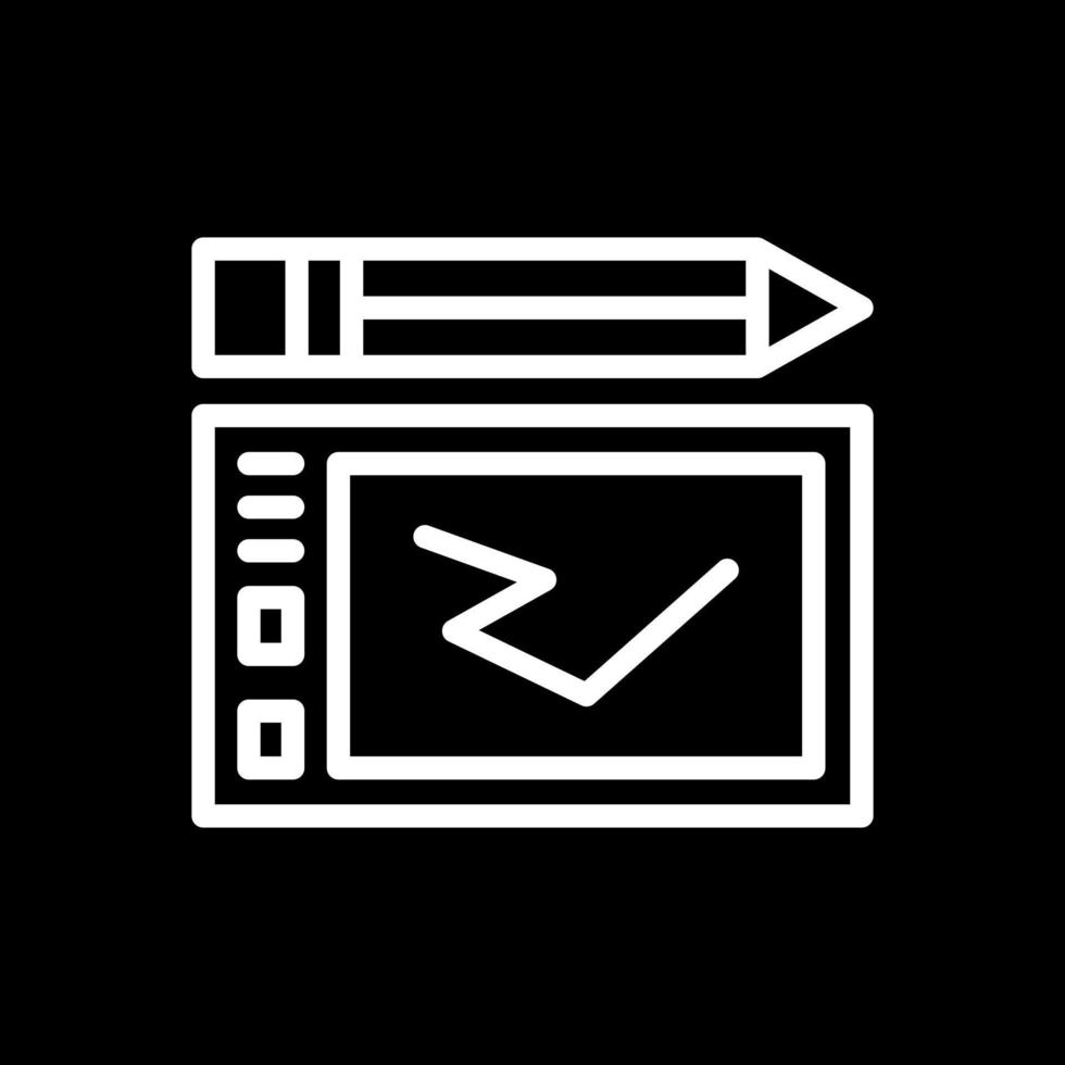 Graphic Tablet Vector Icon Design