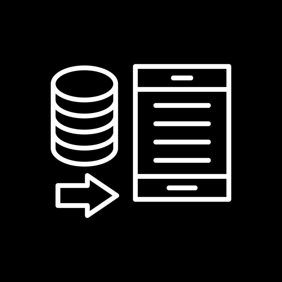 Data Portability Vector Icon Design