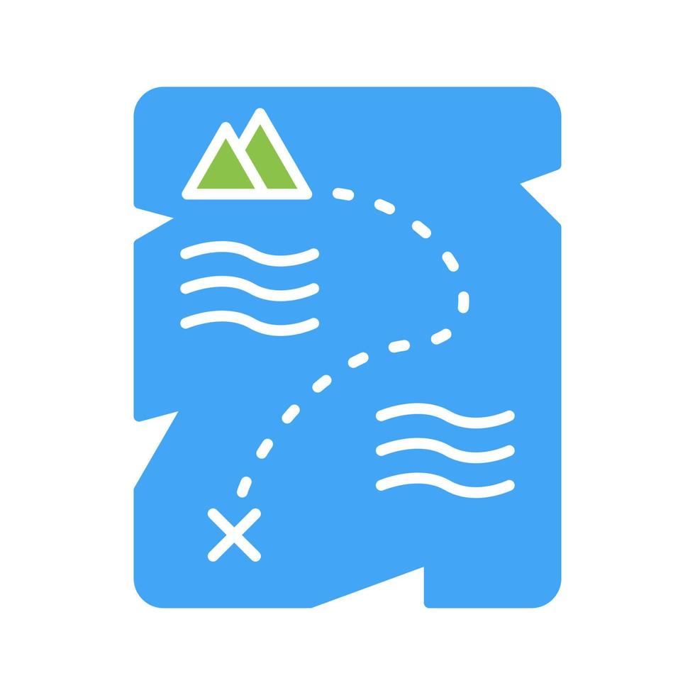 Treasure Map Vector Icon