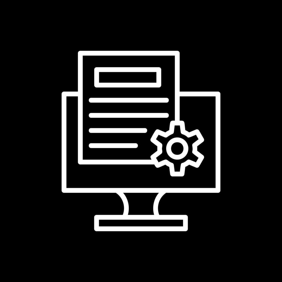 Content Management System Vector Icon Design