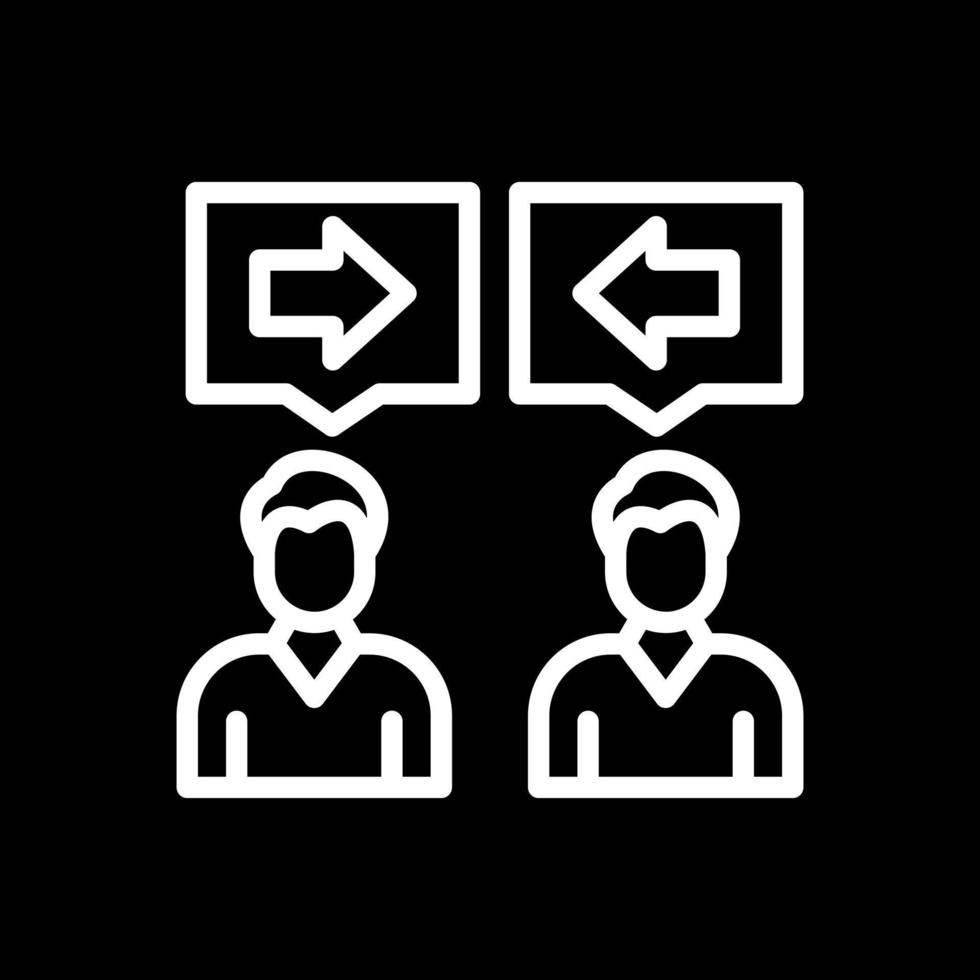 Conflict Of Interest Vector Icon Design