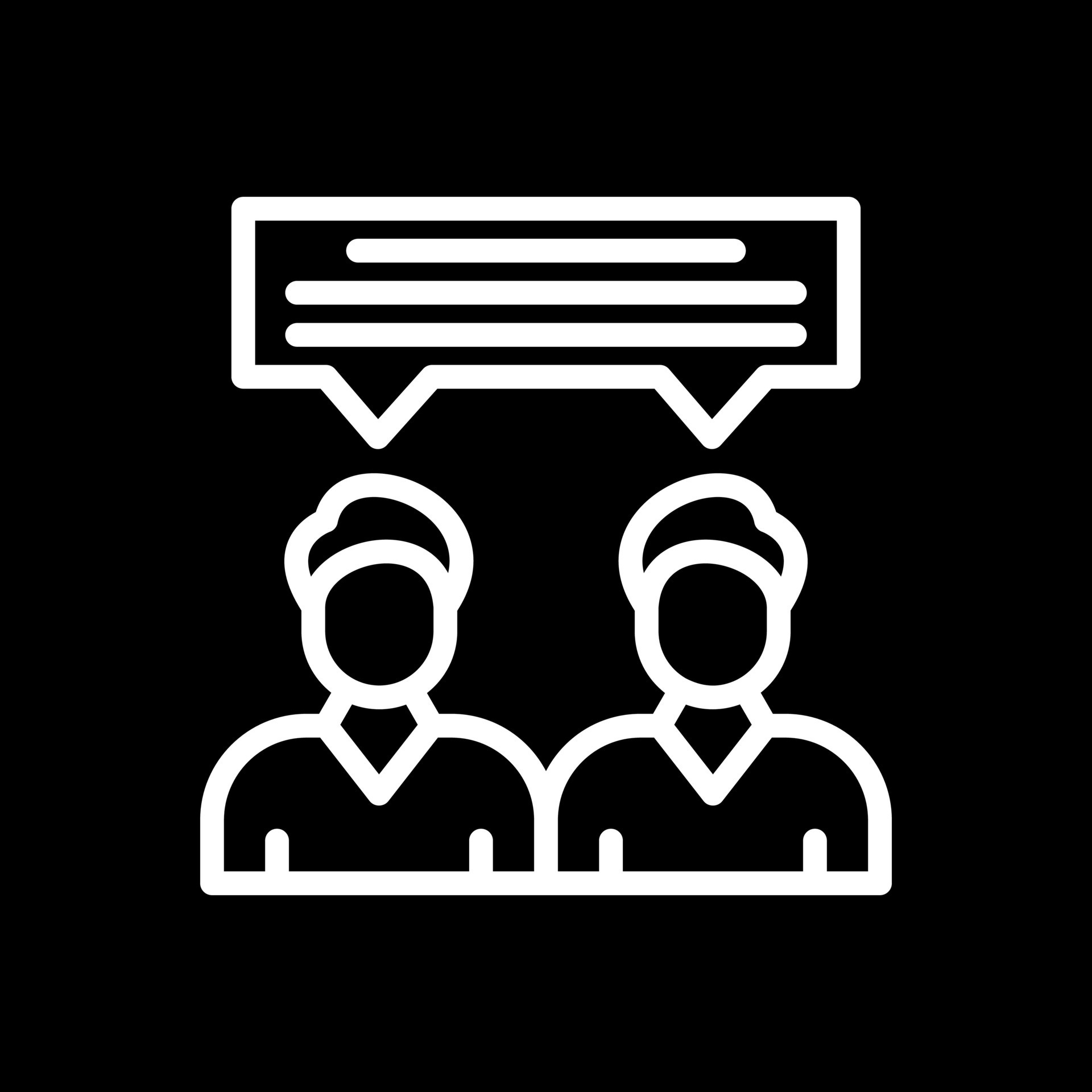 Face To Face Vector Icon Design 20636767 Vector Art at Vecteezy