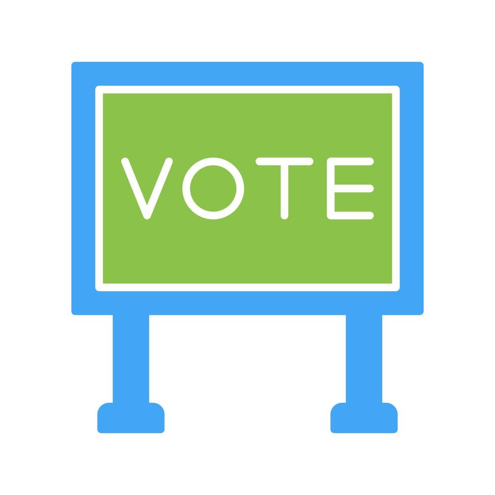 Billboard Vector Icon