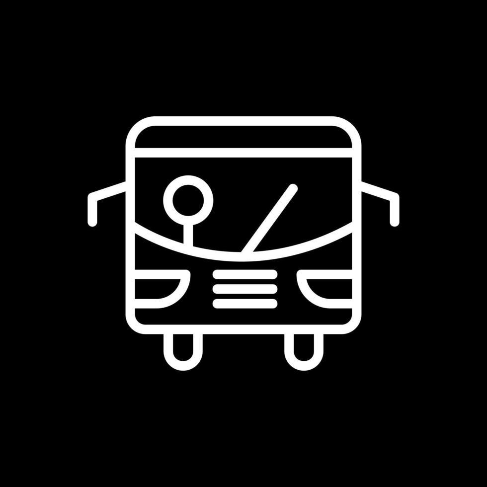 Public Transport Vector Icon Design