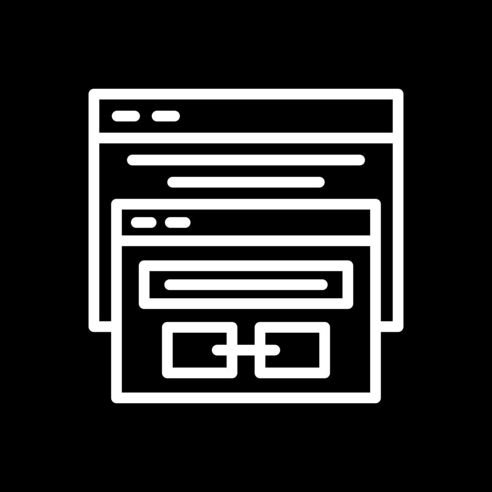 Backlink Vector Icon Design