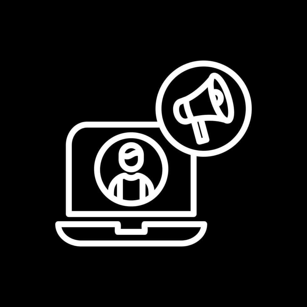 Content Marketer Vector Icon Design