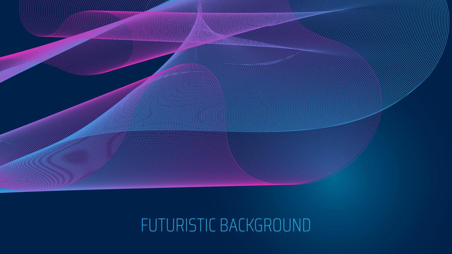 futuristic background with blend effect vector