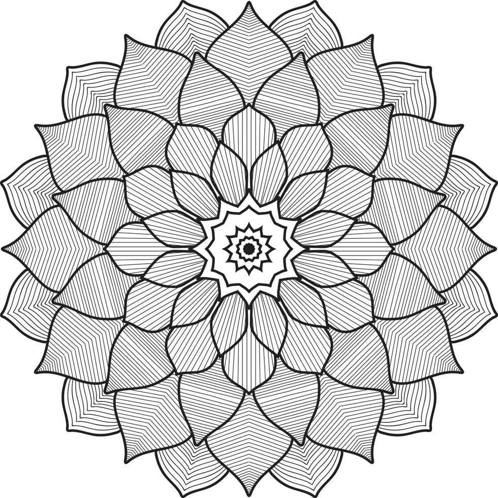 luxury Indian mandala art design vector