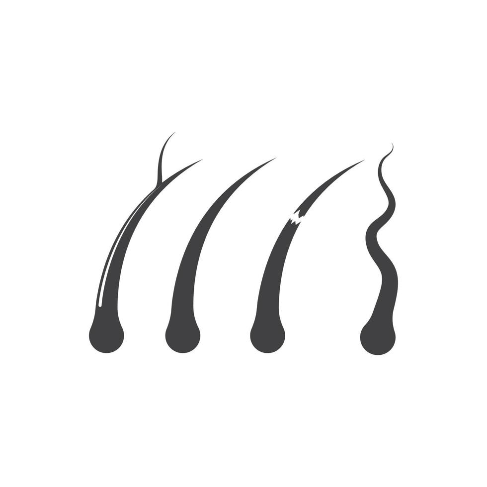 hair root icon vector illustration design