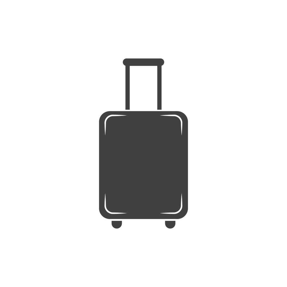 maleta icono logo vector ilustración