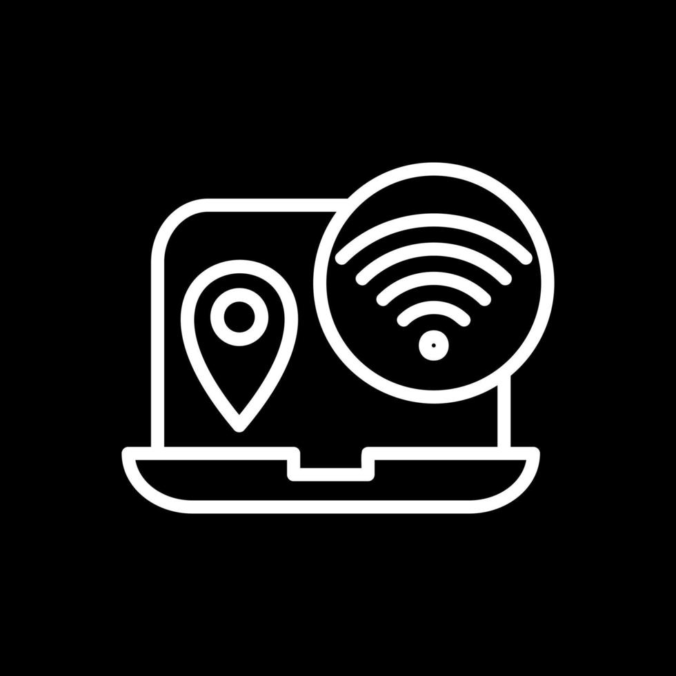 Digital Nomad Hub Vector Icon Design