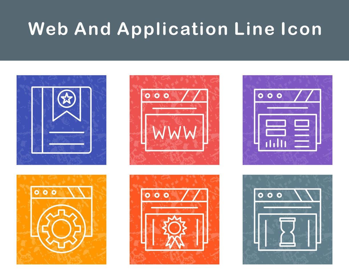 Web And Application Vector Icon Set
