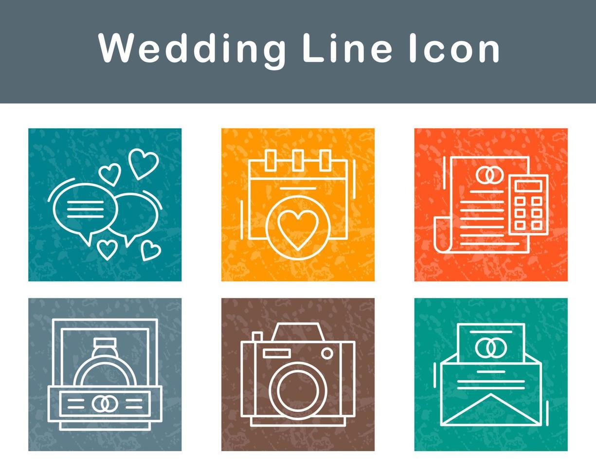 Wedding Vector Icon Set