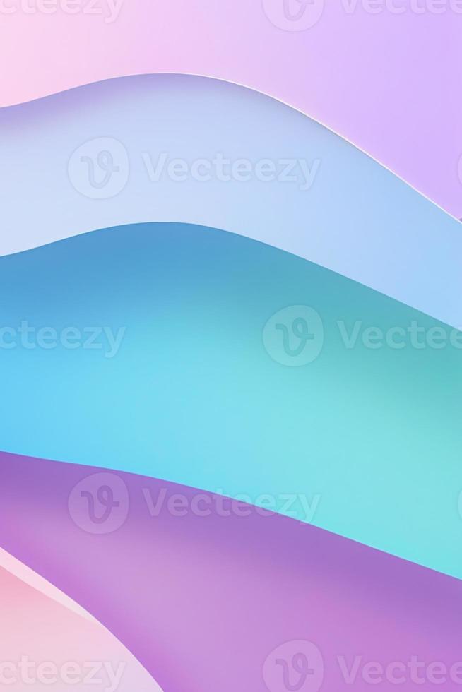 Soft colorful background with gradient pastel color palette. Abstract modern background. Illustration for banner, presentation template, wallpaper, text place. Abstract geometric fashion. photo