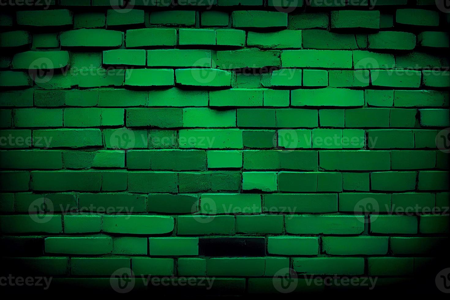 oscuro verde color bloquear ladrillo pared textura modelo para S t. patrick's día tarjeta antecedentes además tener Copiar espacio para texto foto