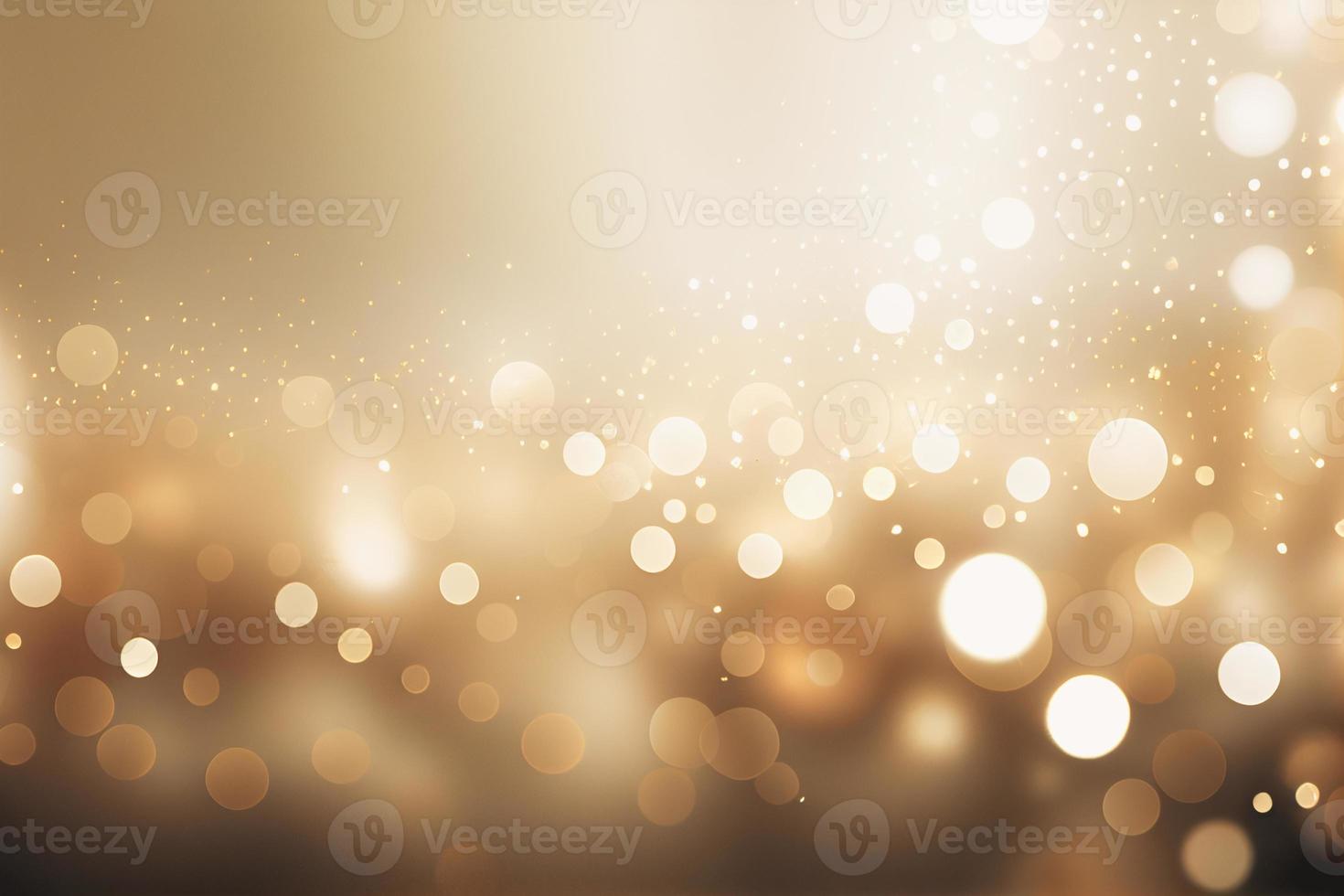 White and gold abstract glitter lights style luxury background. Banner template with modern design photo