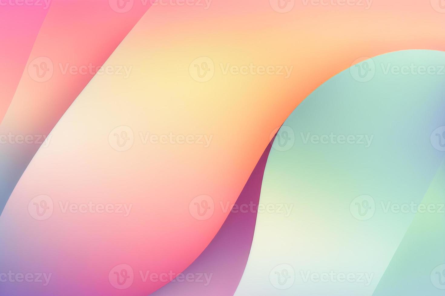 Soft colorful background with gradient pastel color palette. Abstract modern background. Illustration for banner, presentation template, wallpaper, text place. Abstract geometric fashion. photo