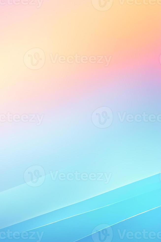 Soft colorful background with gradient pastel color palette. Abstract modern background. Illustration for banner, presentation template, wallpaper, text place. Abstract geometric fashion. photo