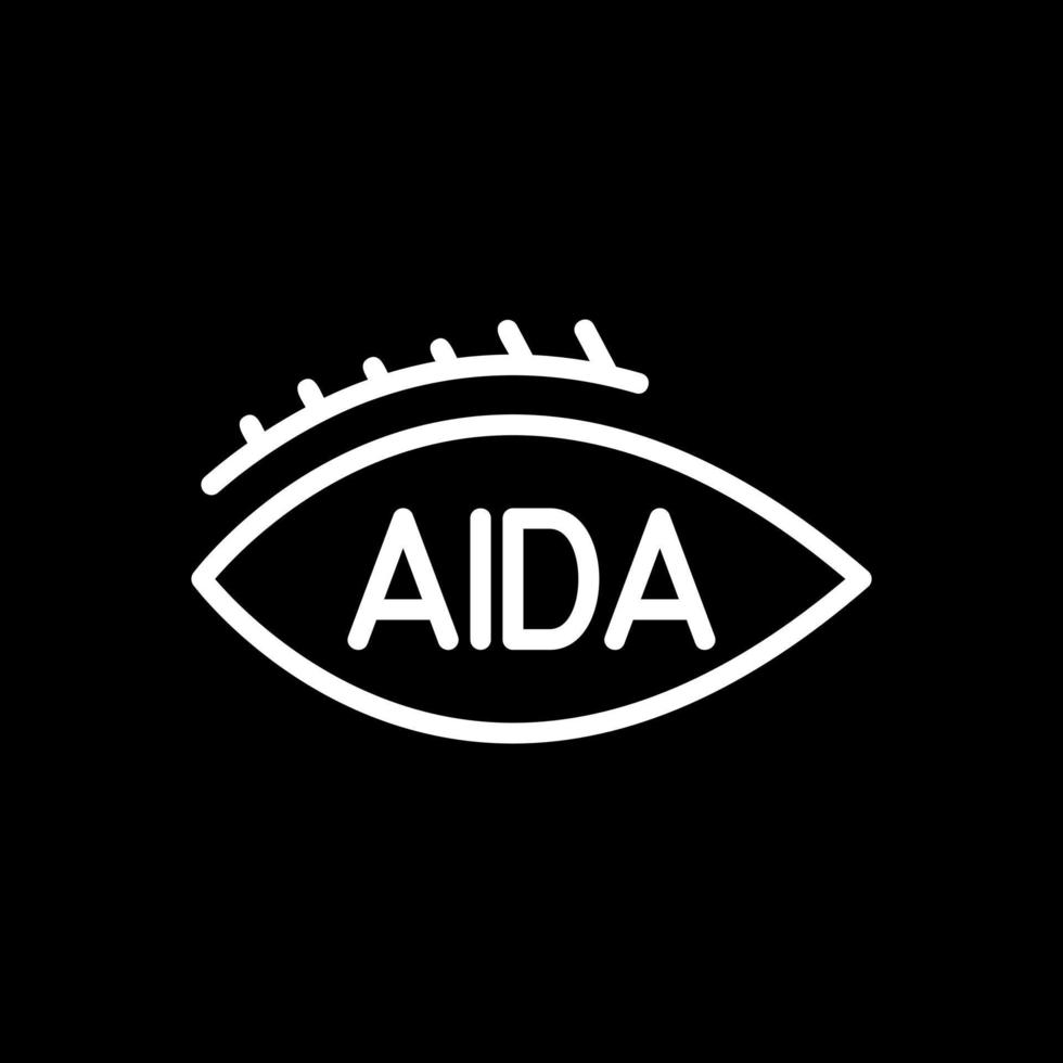Aida Vector Icon Design