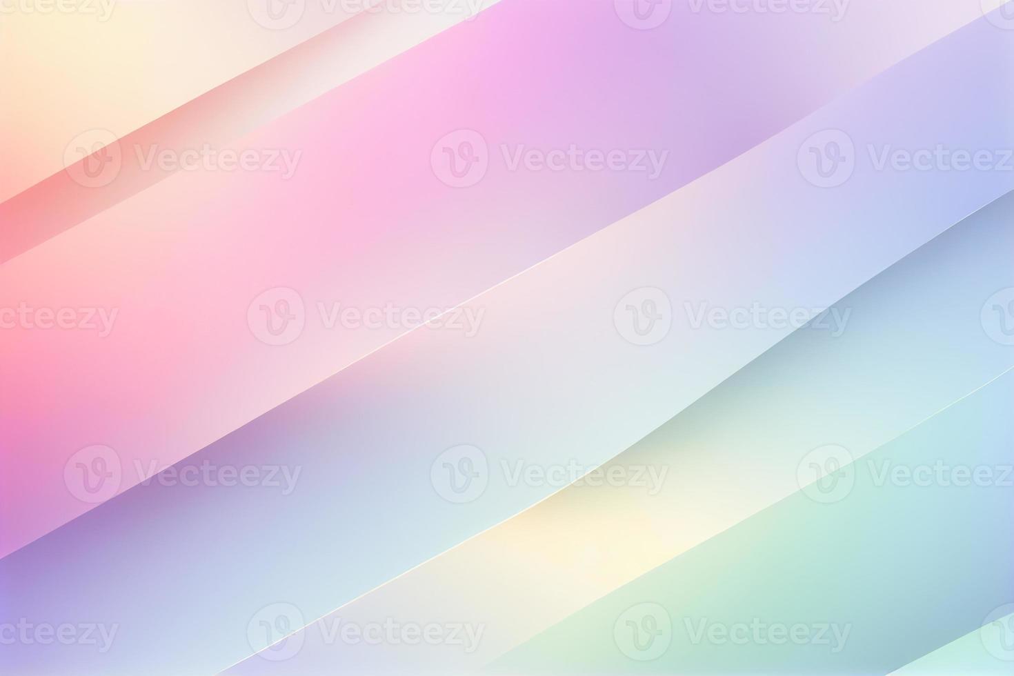 Soft colorful background with gradient pastel color palette. Abstract modern background. Illustration for banner, presentation template, wallpaper, text place. Abstract geometric fashion. photo