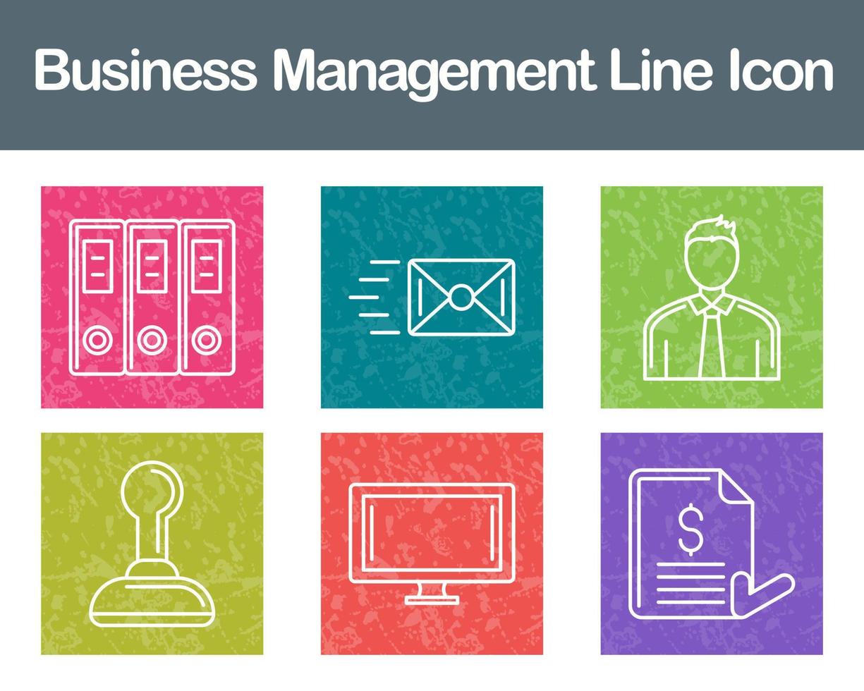 Business Management Vector Icon Set