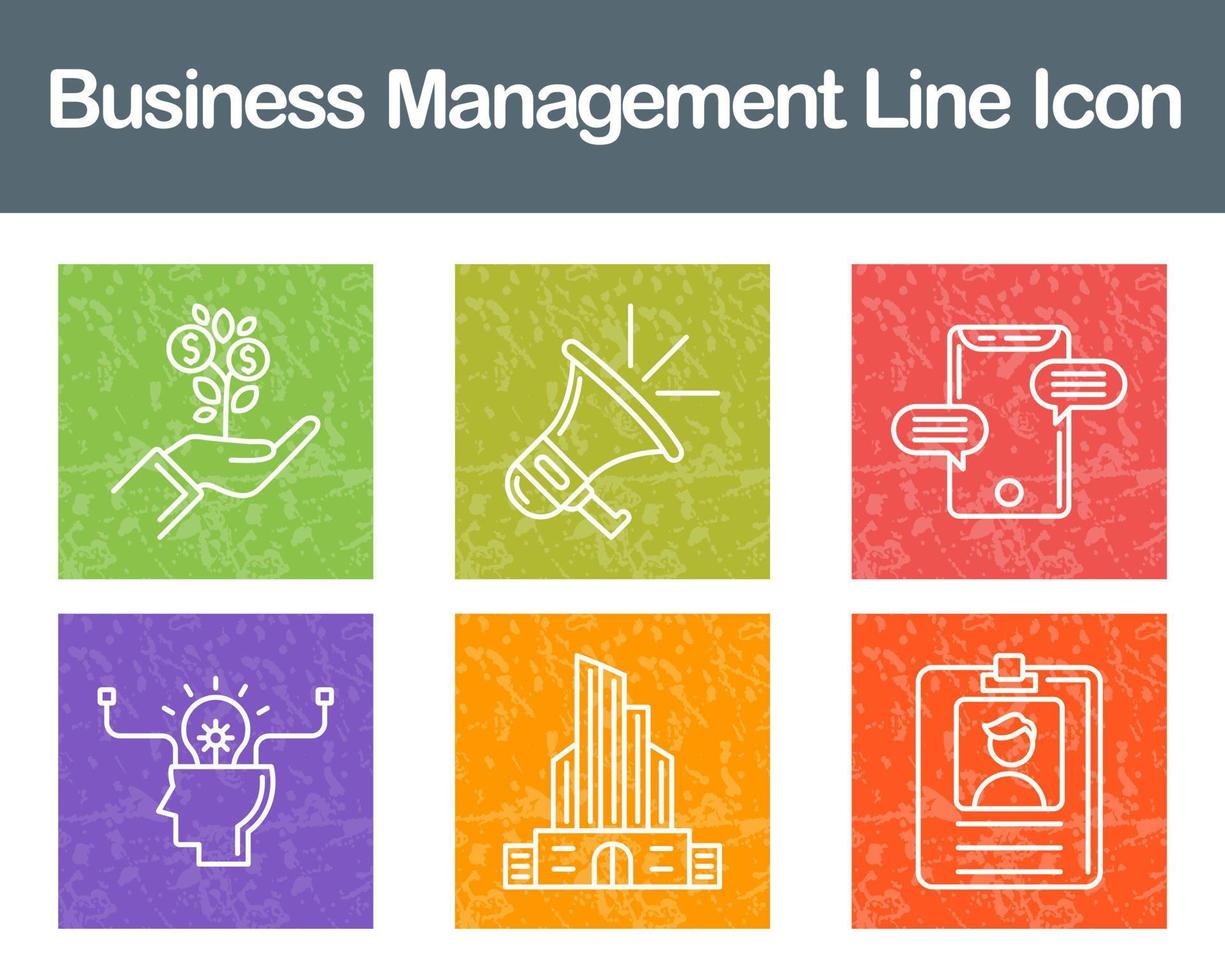 Business Management Vector Icon Set