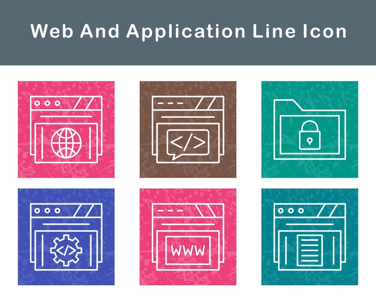Web And Application Vector Icon Set