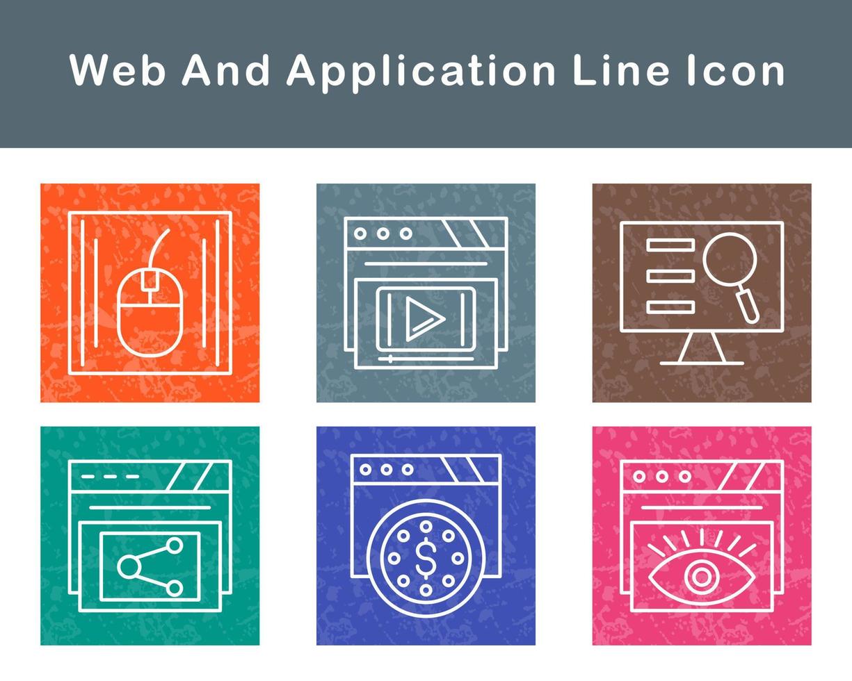 Web And Application Vector Icon Set