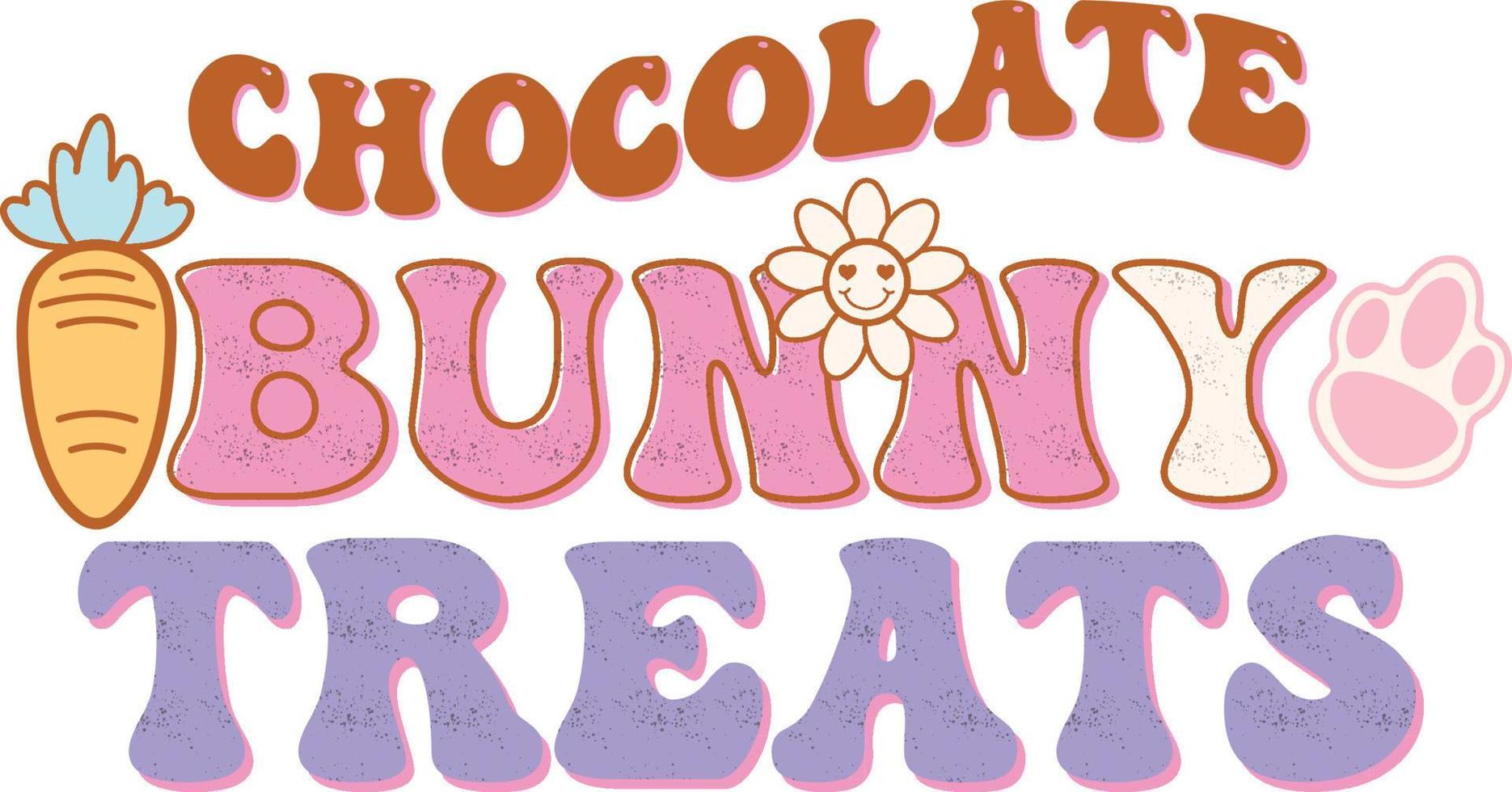 happy easter Groovy svg design, easter bunny Quotes design vector