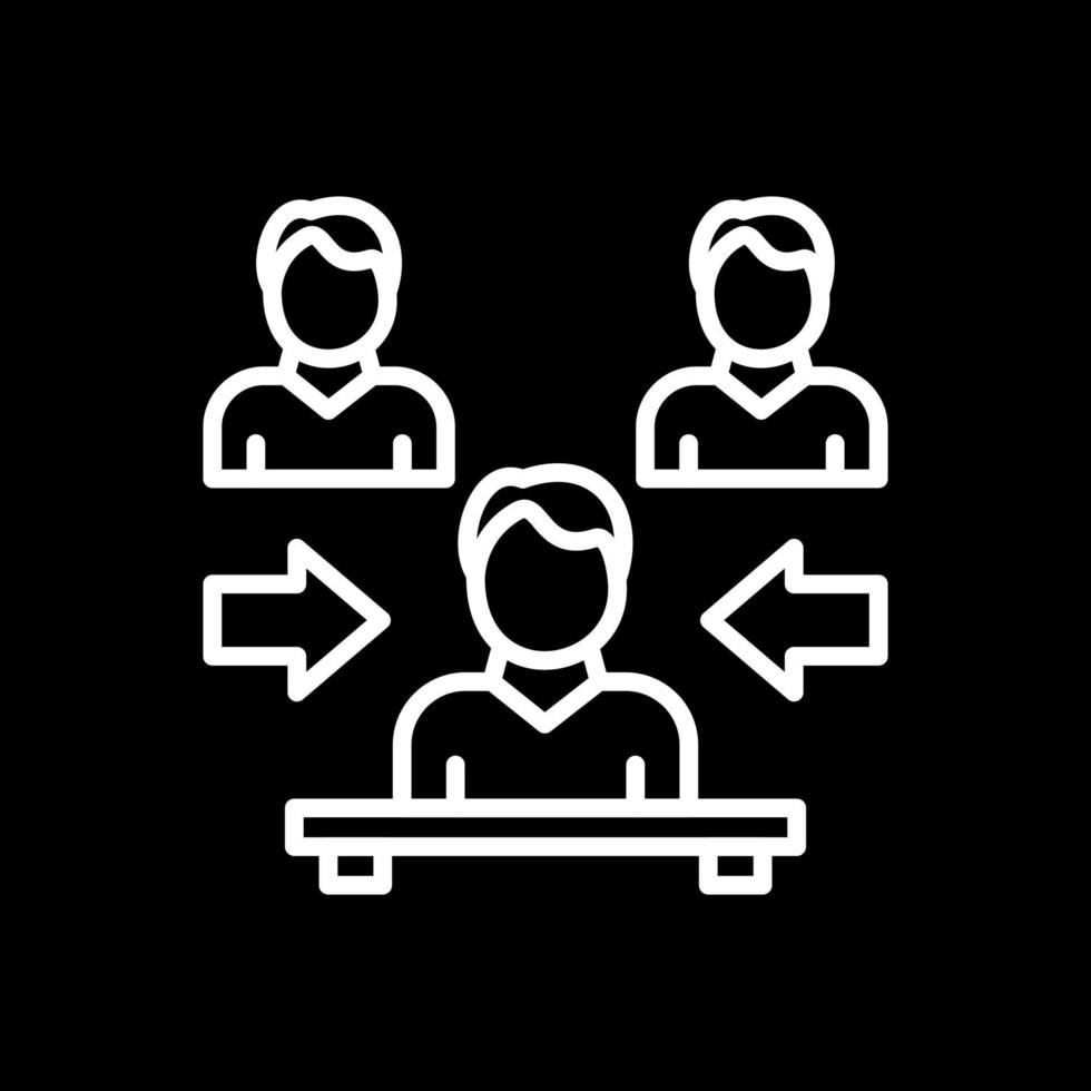 Hiring Manager Male Vector Icon Design