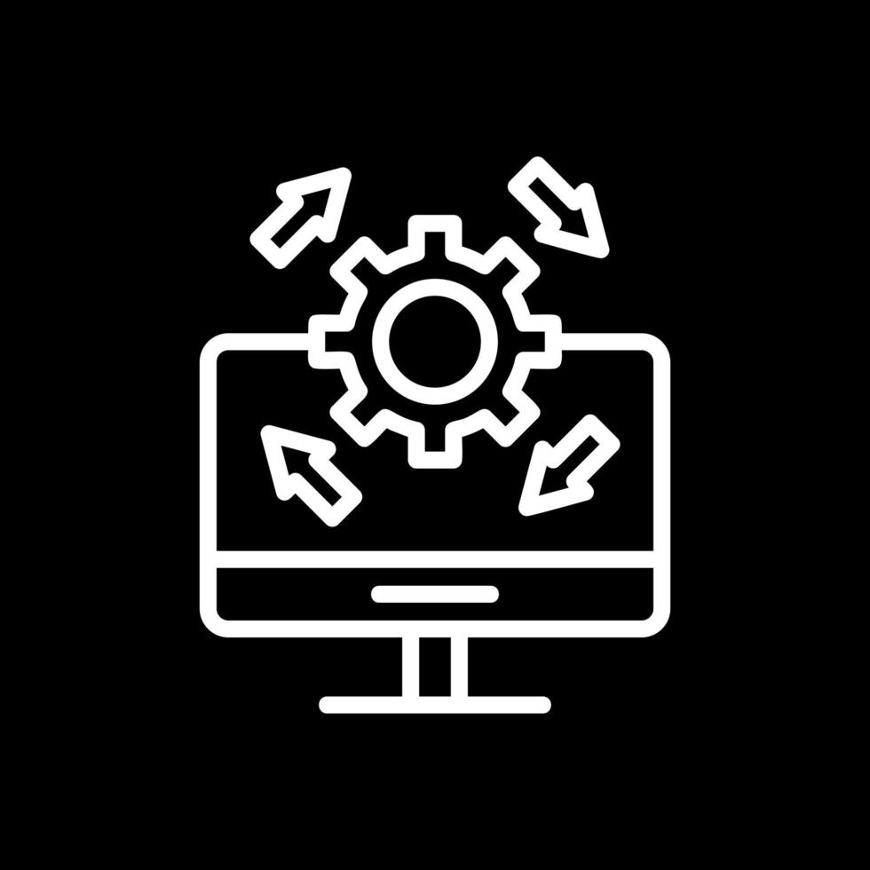Upgrade Desktop Vector Icon Design