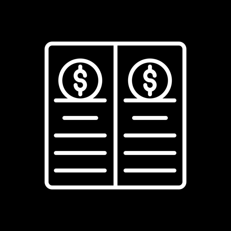 Balance Sheet Vector Icon Design