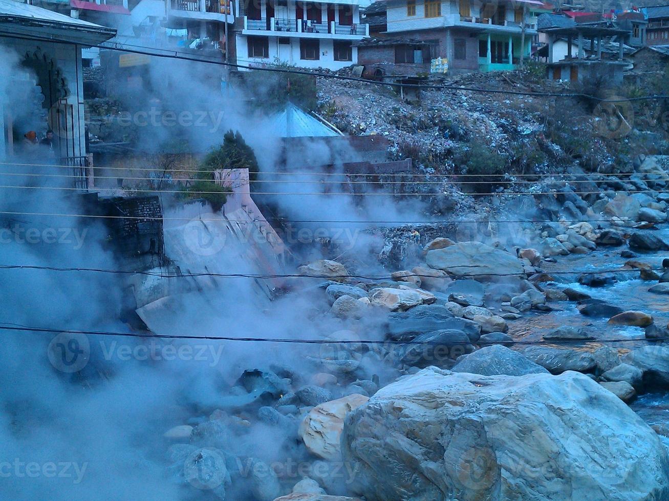 Hot springs in Manikaran Manali photo