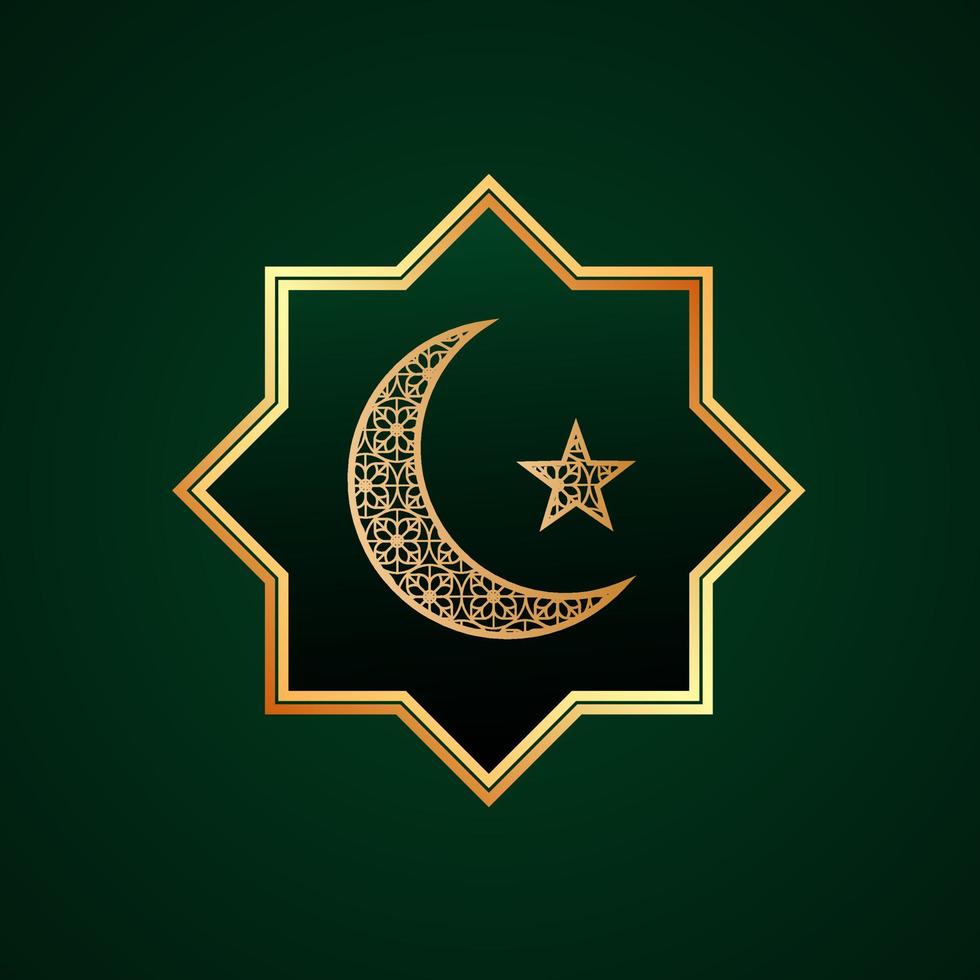Vector realistic three-dimensional ramadan kareem illustration