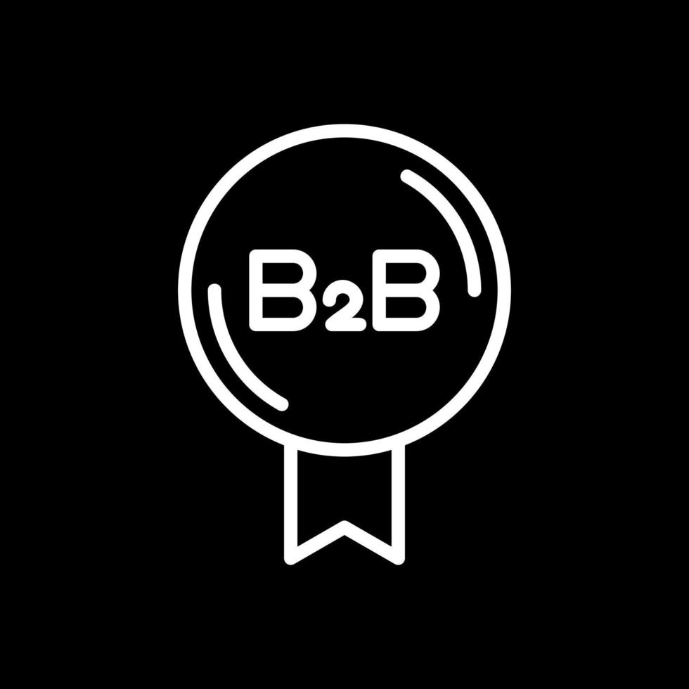 diseño de icono de vector b2b