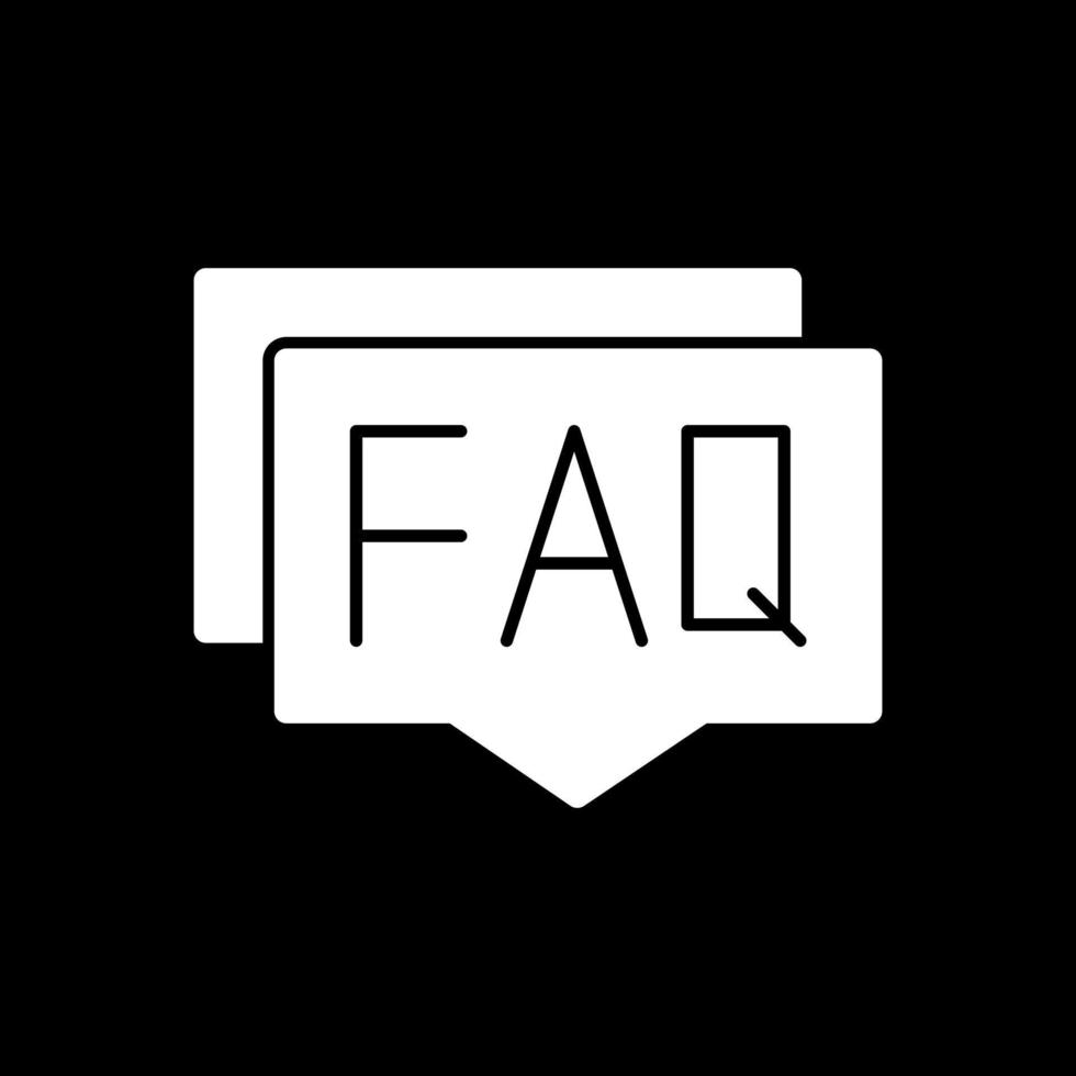 Faq Vector Icon Design