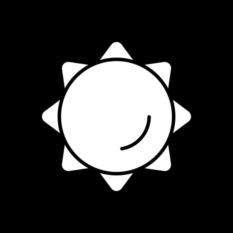 diseño de icono de vector de sol