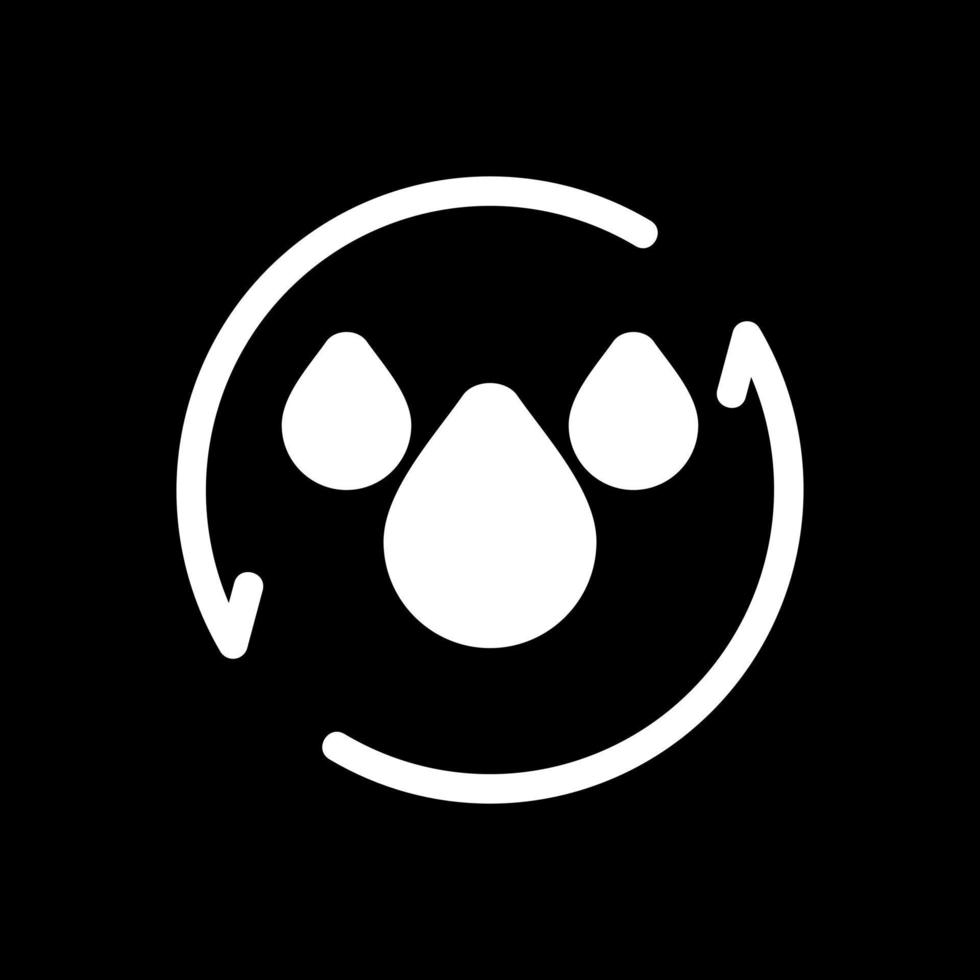 Save Water Vector Icon Design