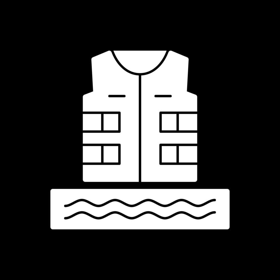 Life Jacket Vector Icon Design