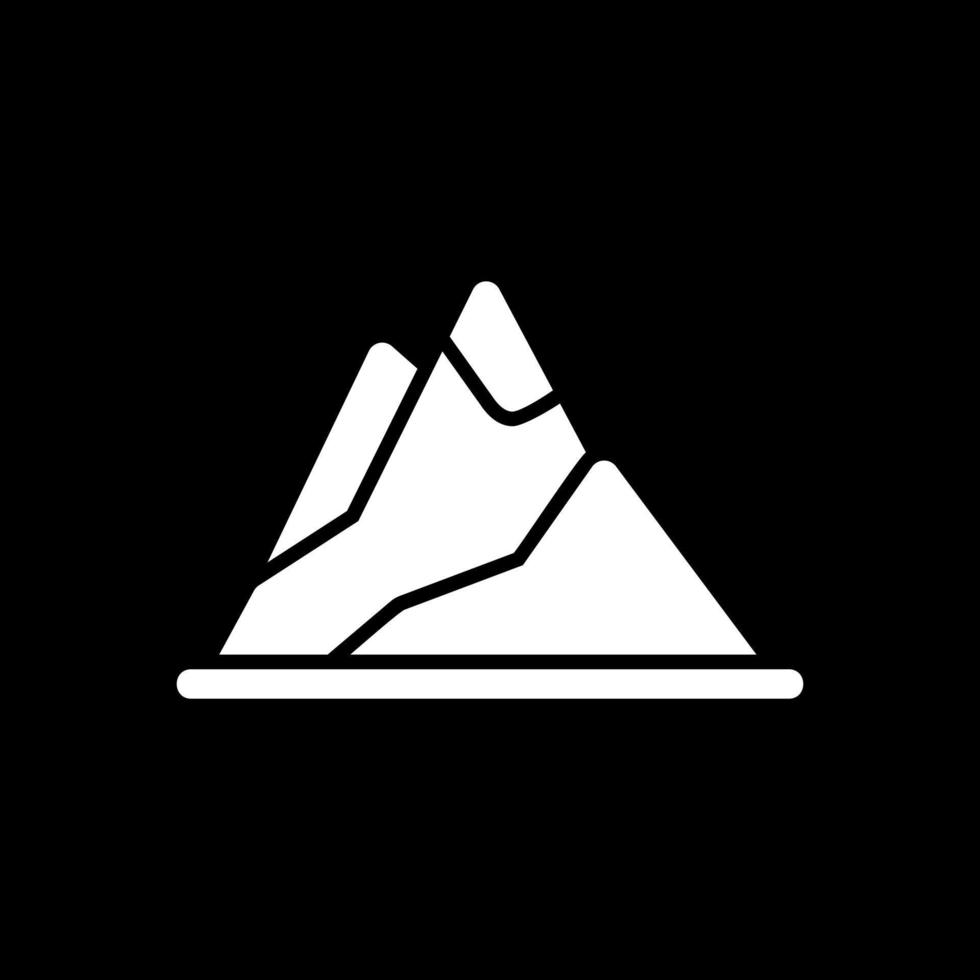 Mountains Vector Icon Design