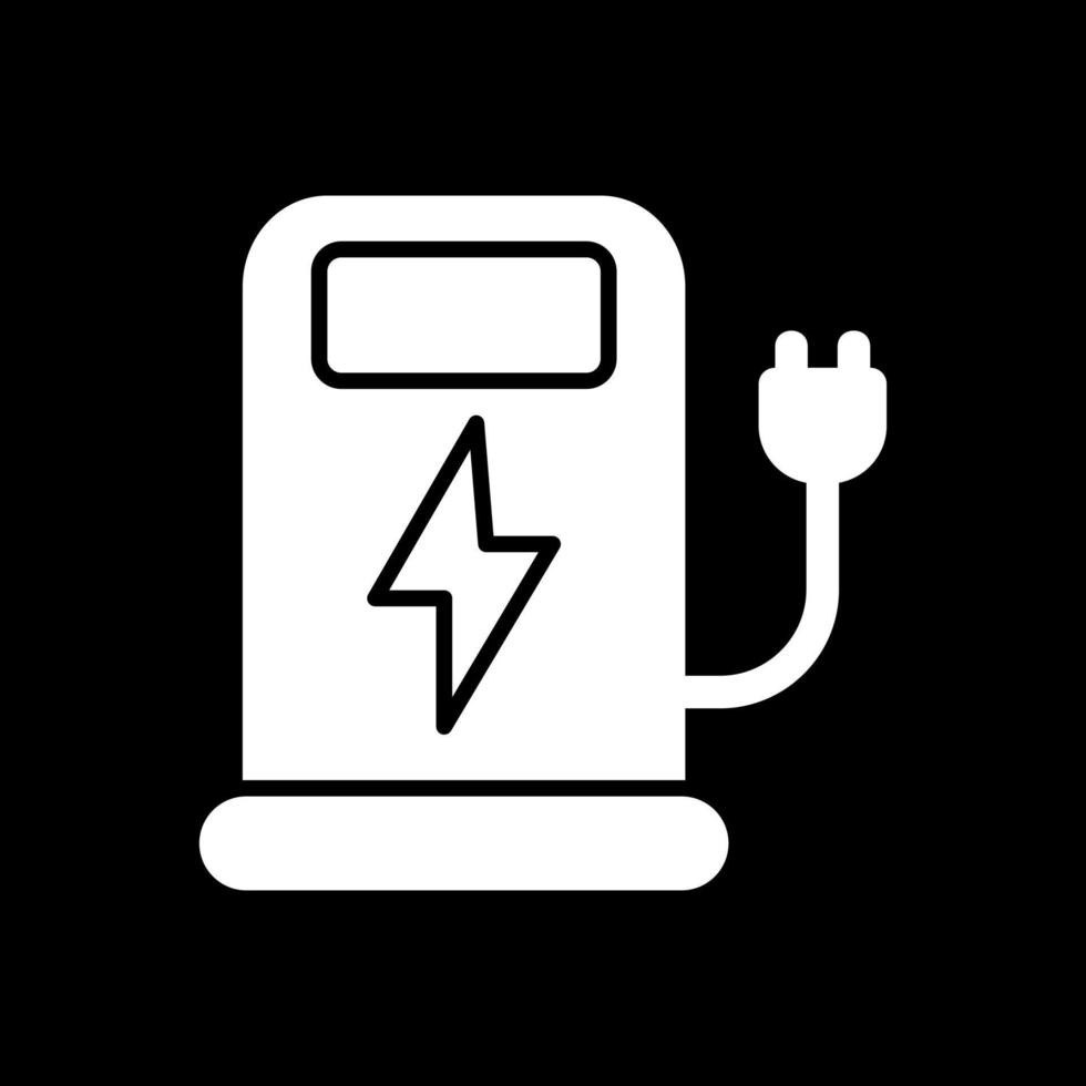 Charging Station Vector Icon Design