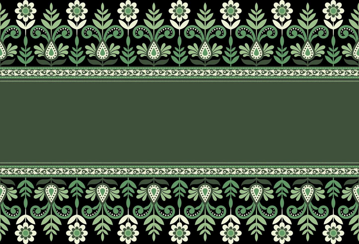 Botanical floral Seamless. Background Seamless Pattern Geometric Ethnic pattern design  for background, carpet, wallpaper, clothing, wrapping, Batik, fabric, printing textile illustration. vector