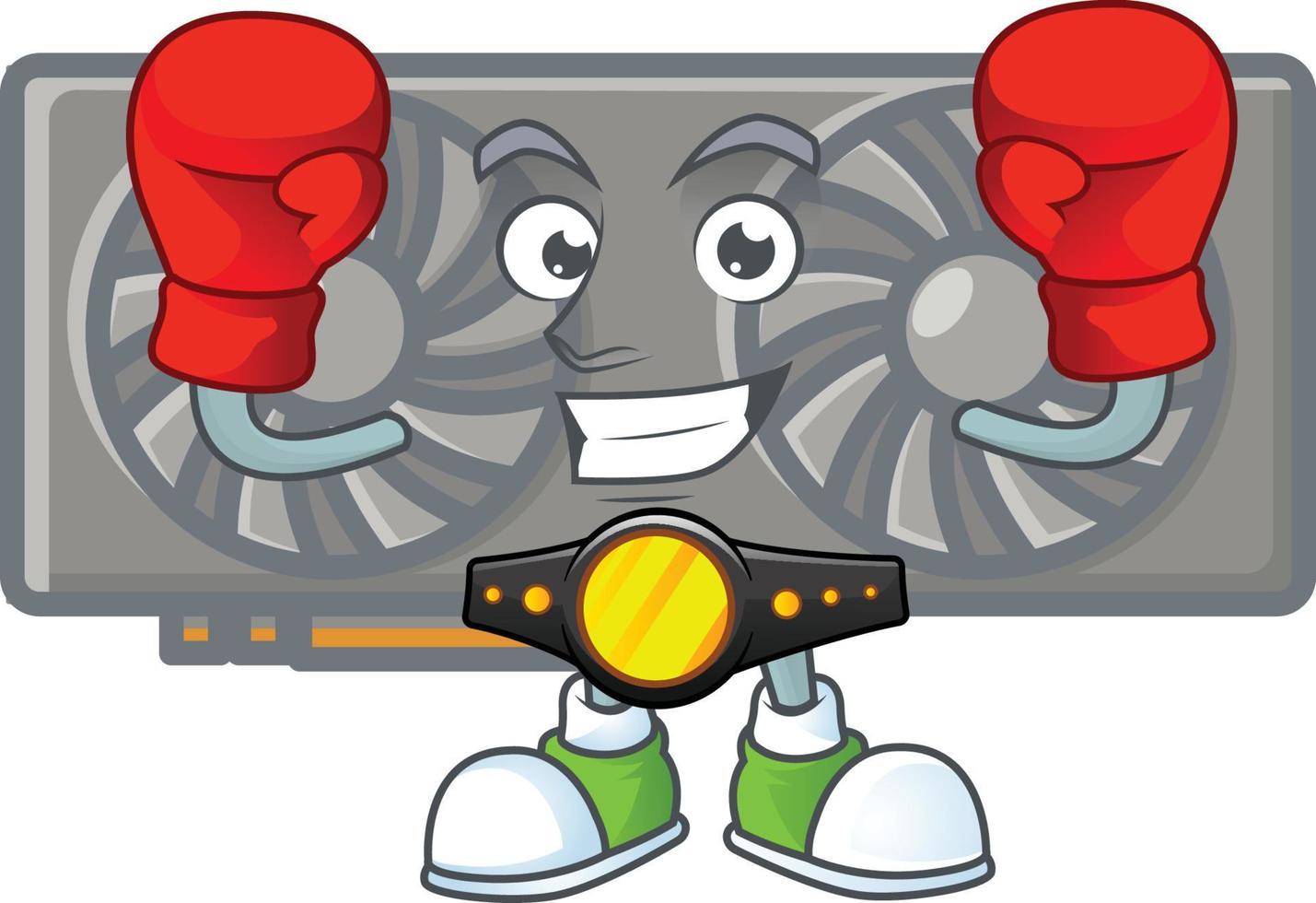 Gaming VGA card icon design vector