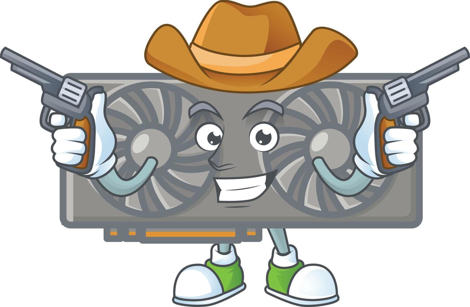 Gaming VGA card icon design vector
